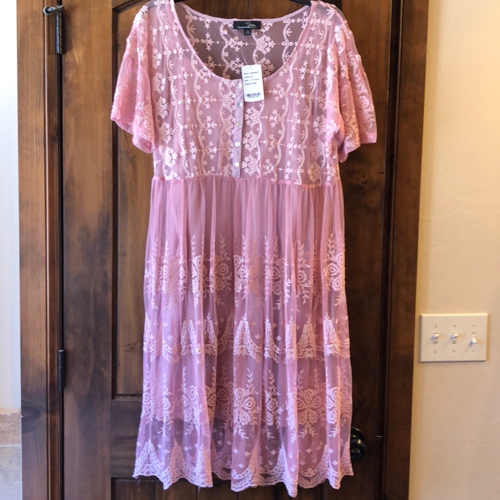 Rose Lace Dress